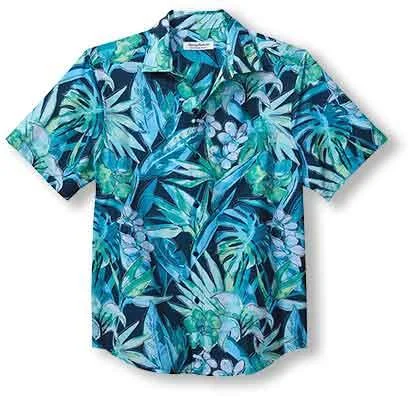 Tommy Bahama IslandZone Bahama IslandZone Coast Jungle Haven Camp Shirt - Oceanfront