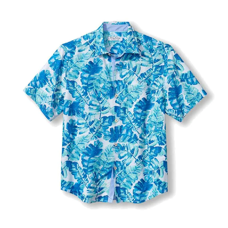 Tommy Bahama IslandZone Coconut Point Jungle Grove Camp Shirt - Blue Canal