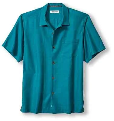 Tommy Bahama IslandZone Coconut Point Palm Isle Camp Shirt - Academy