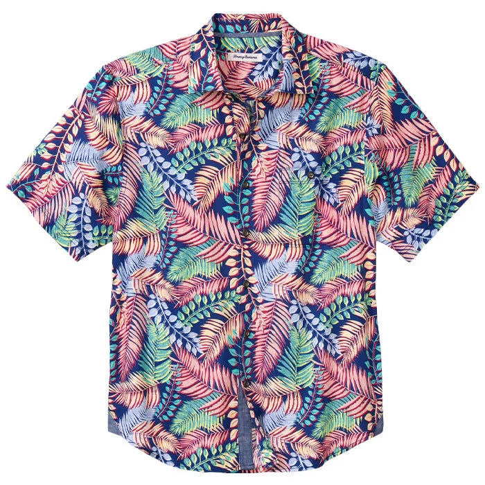 Tommy Bahama Tortola Fuego Camp Shirt - Dark Blue Muse