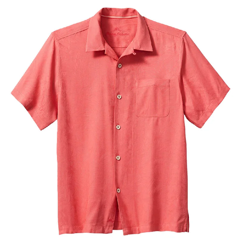 Tommy Bahama Tropic Isles Camp Shirt - Pure Coral