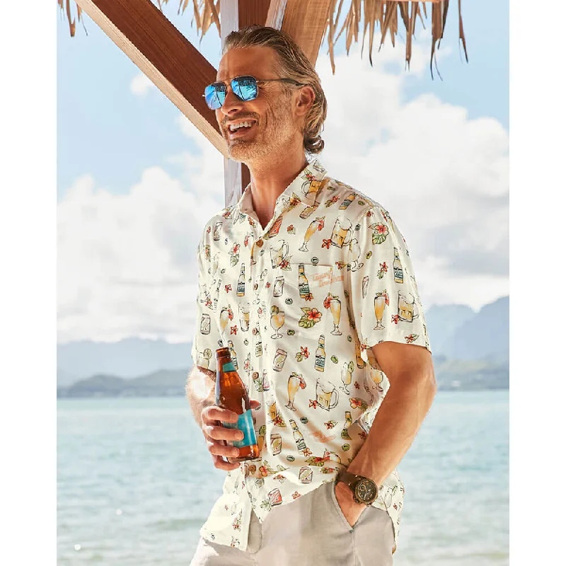 Tommy Bahama Veracruz Cay Brewhama Camp Shirt - Lychee