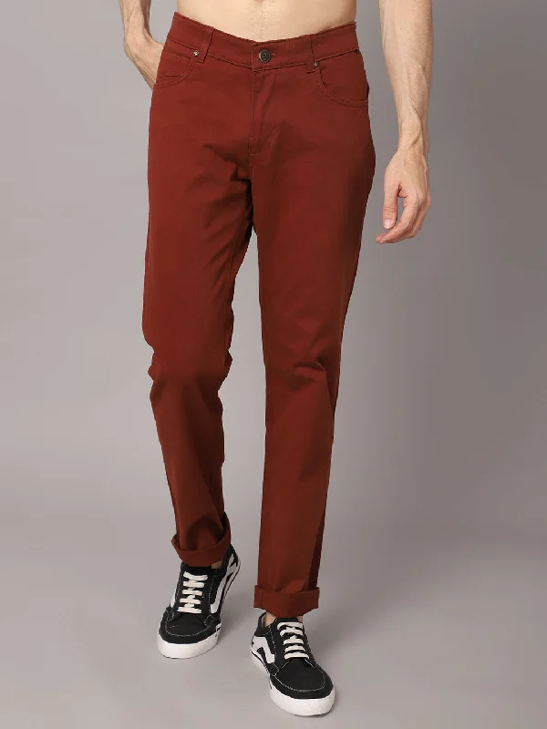 Mens Rust Trouser