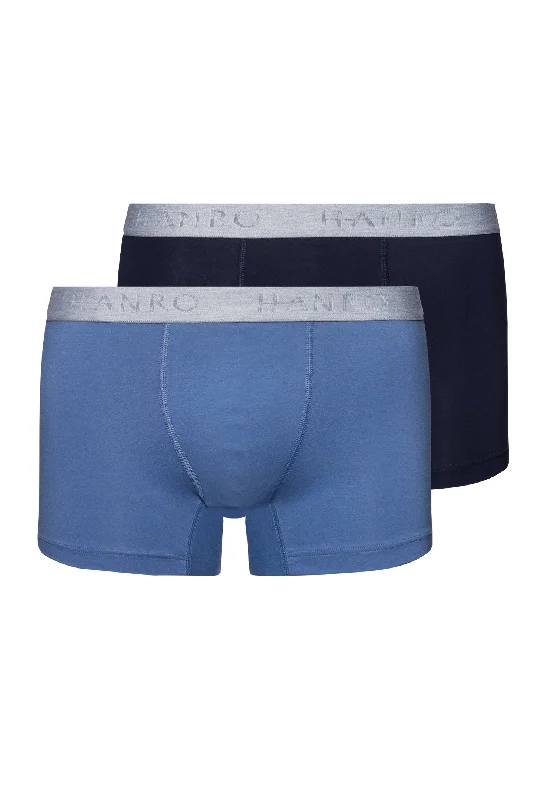 Cotton Essentials Boxer Briefs 2-Pack | Windy Blue/Deep Navy 73078-2870