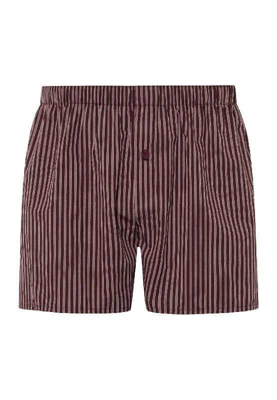 Fancy Woven Boxer | Dark Wine Stripe 74013-2863