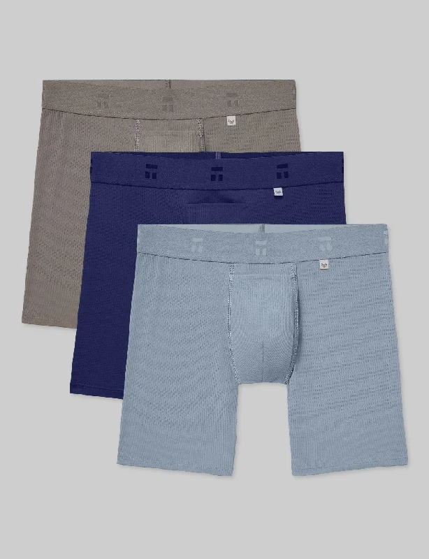 Air Mid-Length Boxer Brief 6" (3-Pack)