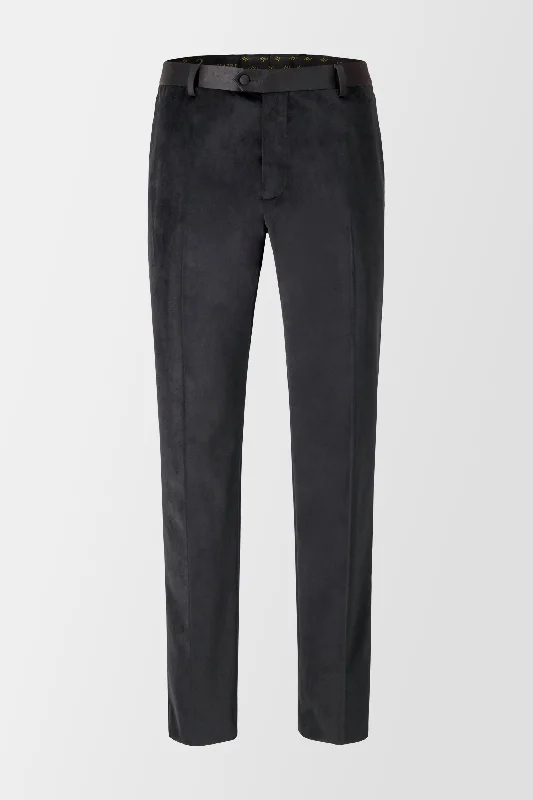 Billionaire Black Slim Fit Elegant Trousers