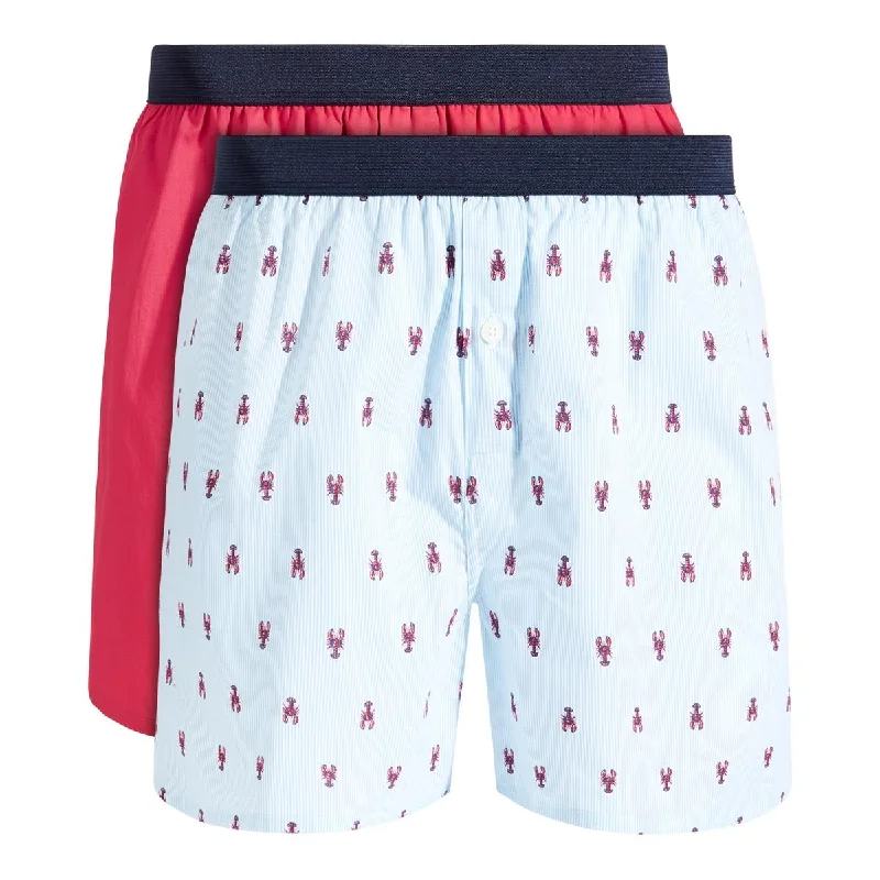 Club Room Mens 2 Pack Lobster Print Boxers