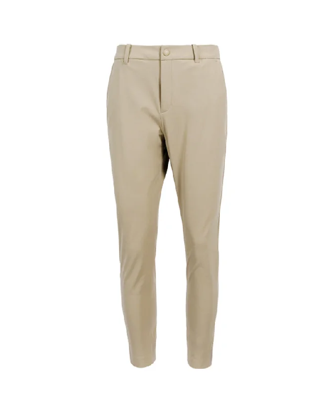 CREVE NINE: Men's Half Jogger Pants - Beige