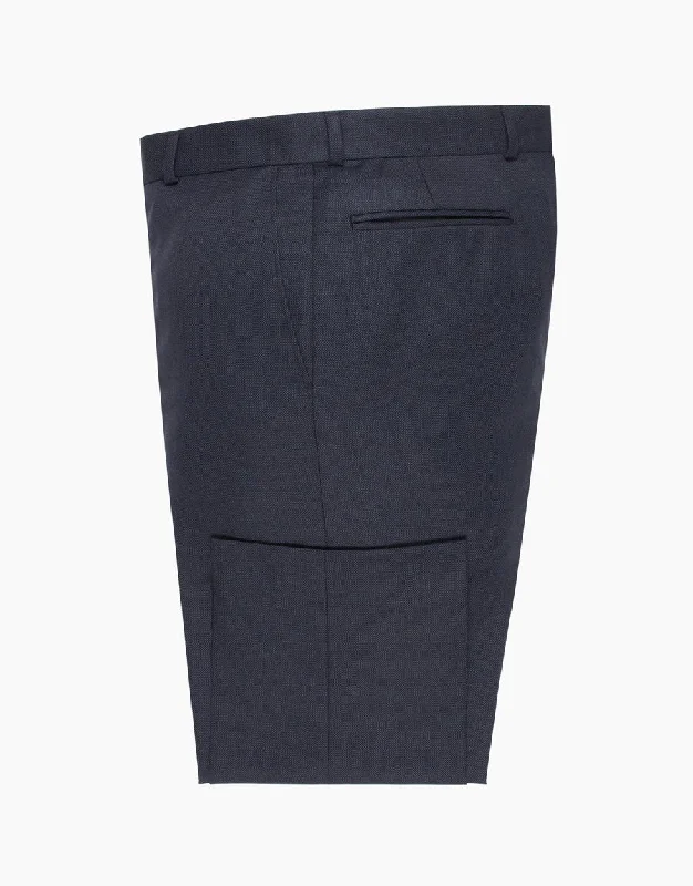 Hollywood Navy Birdseye Suit Trouser