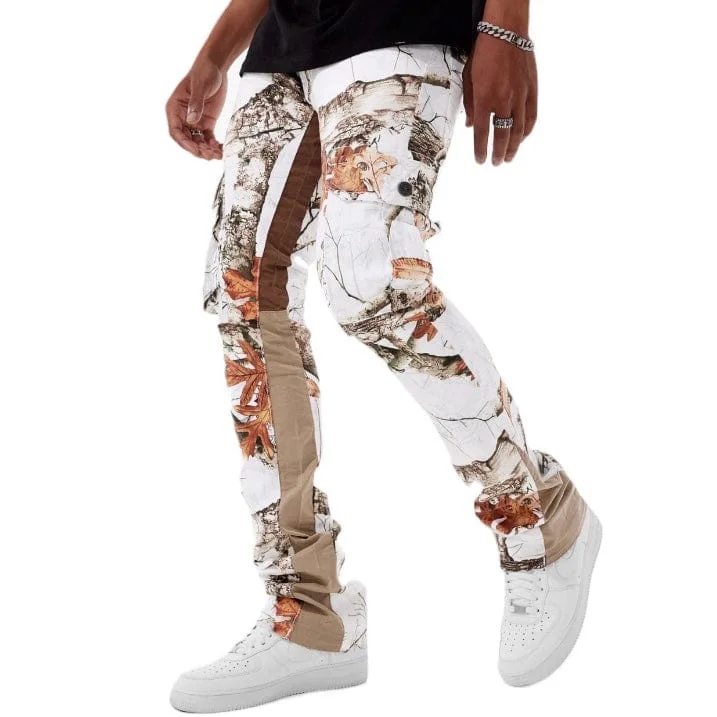 Jordan Craig Martin Stacked Camo Cargo Denim (Snow Camo) JTF223C