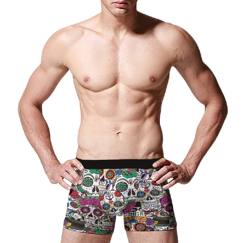 Men's Lots of Sugar Skulls Boxer Briefs