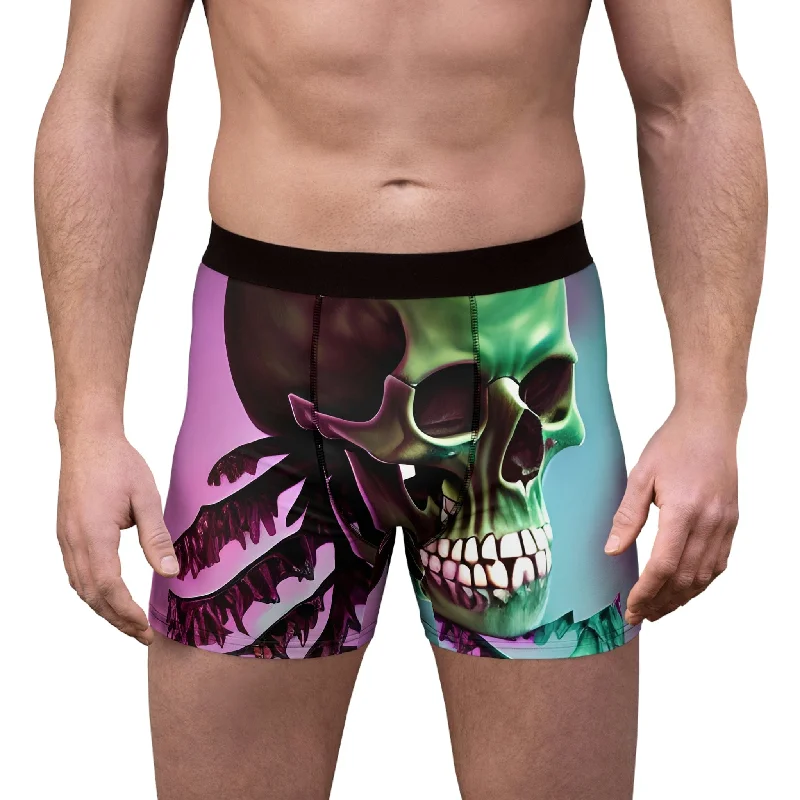 Men's Skull Face Boxer Briefs