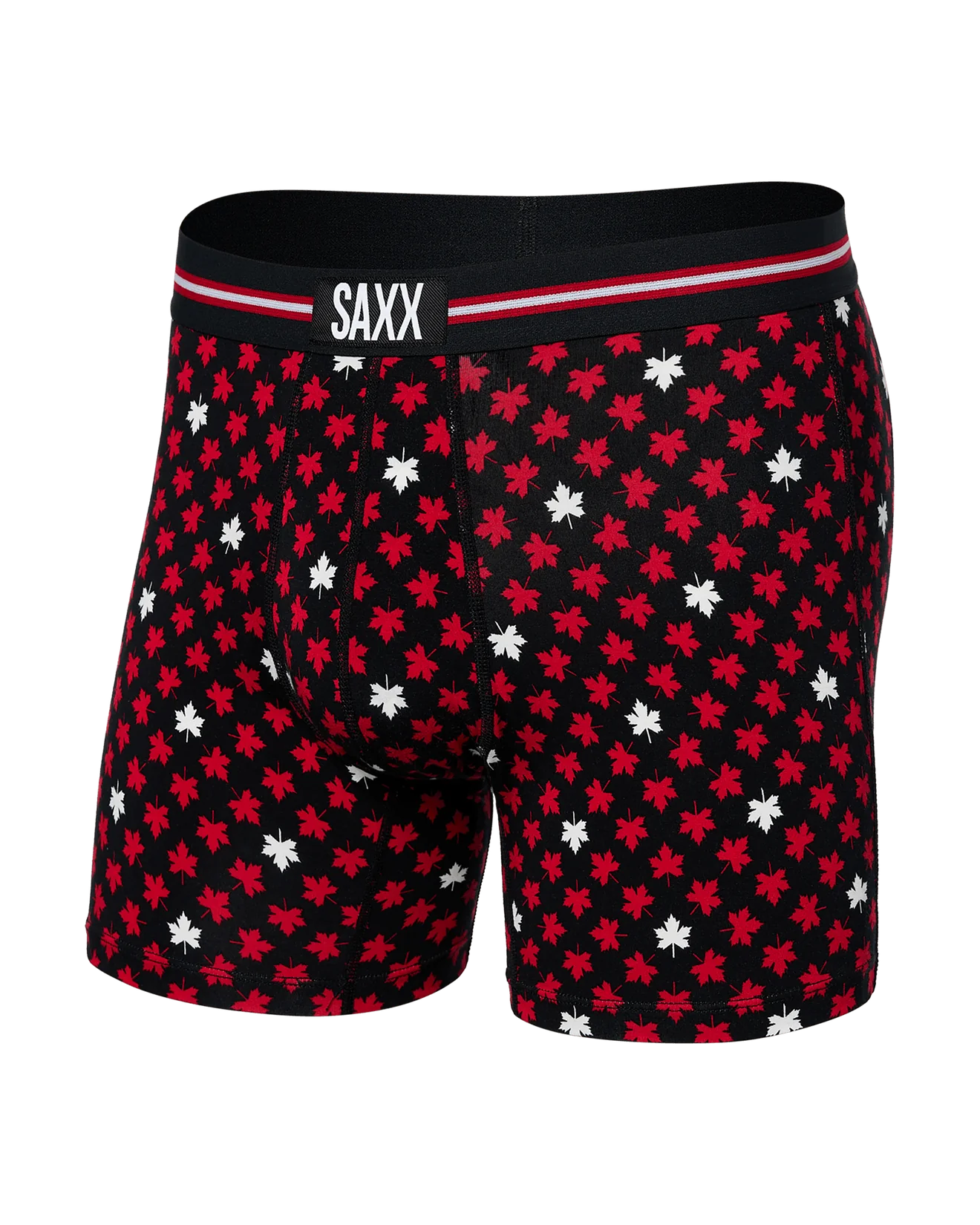 SAXX Vibe Super Soft Boxer Brief - Maple Leaf - Black - SXBM35 - MPL