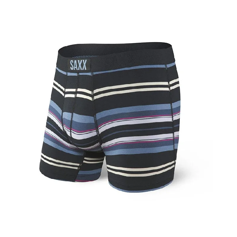 SAXX Vibe Boxer Brief SXBM35-Black Tartan Stripe TSB