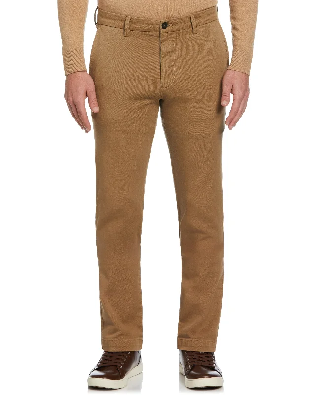 Slim Fit Dyed Solid Twill Chino Pant