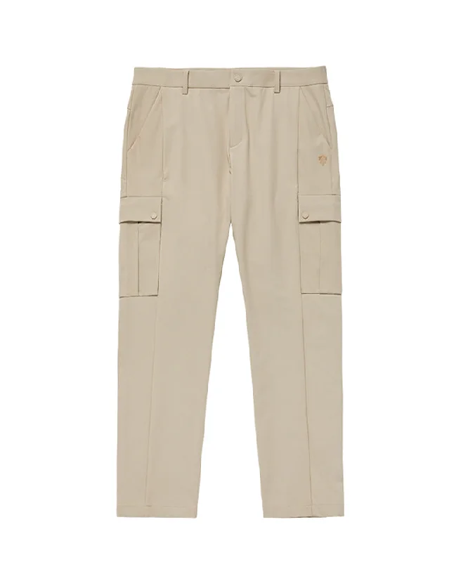 THE SIENA LIFE: Tactical Straight Pants - Beige