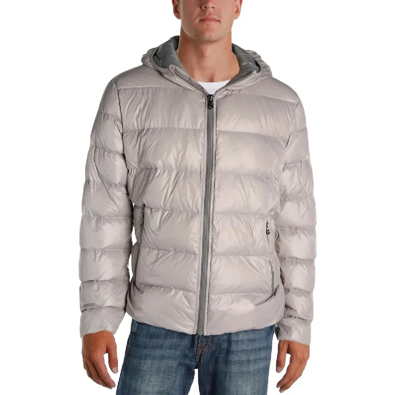 MICHAEL Michael Kors Mens Quilted Packable Puffer Jacket