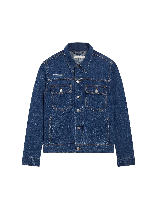 Womens Nettle Denim Jacket—mid wash