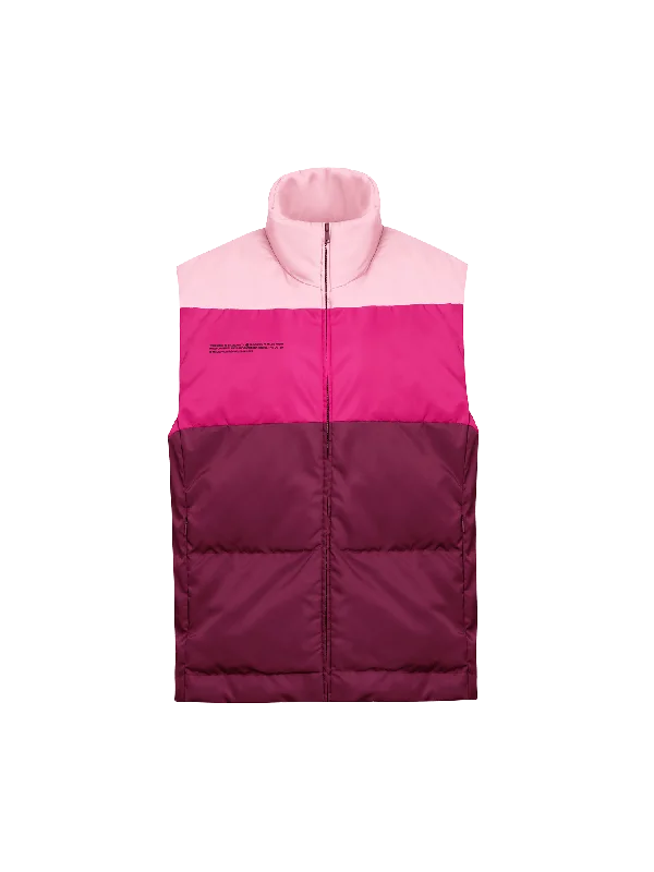 Womens FLWRDWN™ Gilet—plum purple